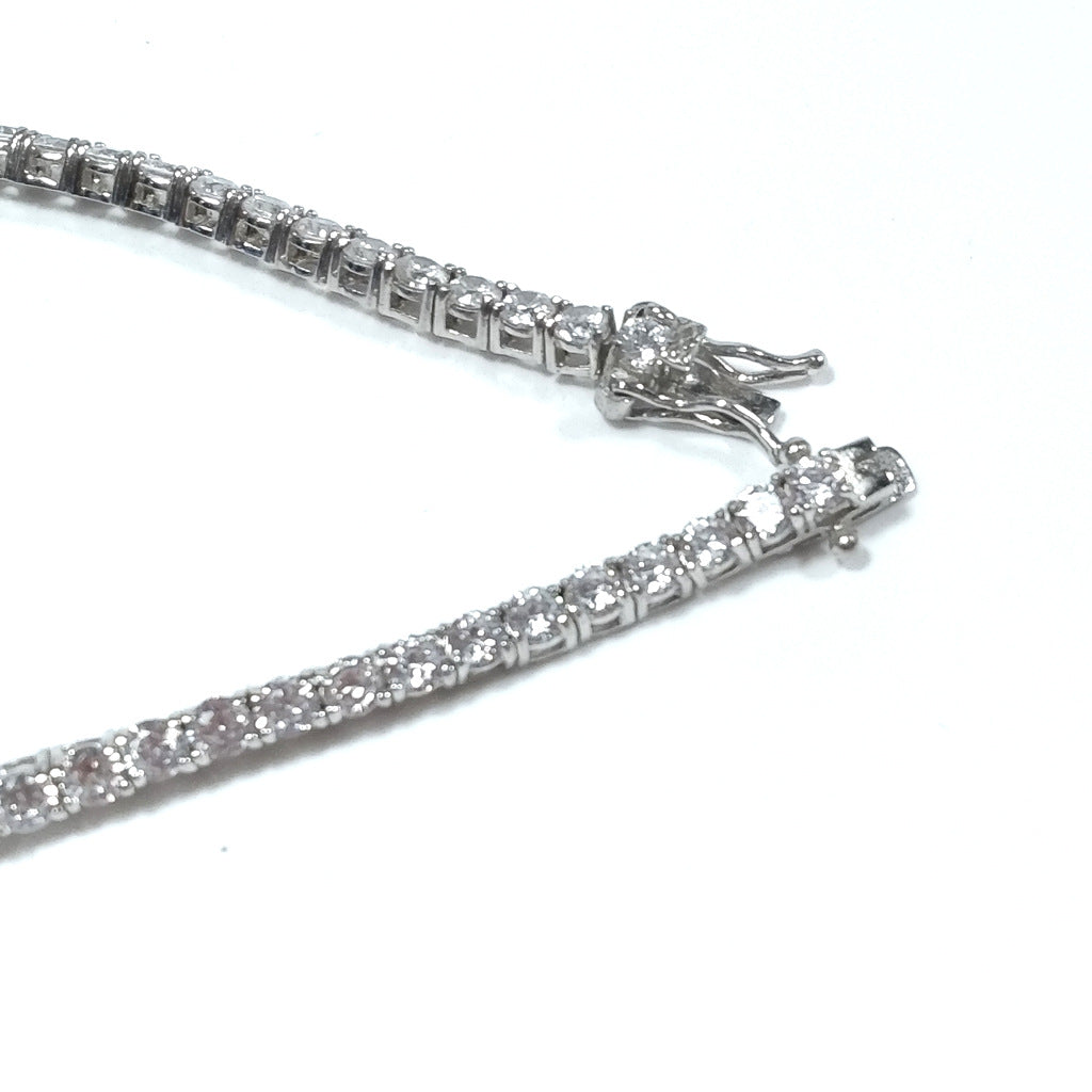 Bracciale con pietra in argento 925 Bracciale TENNIS Zircone | BRACCIALI IN ARGENTO – immagine3