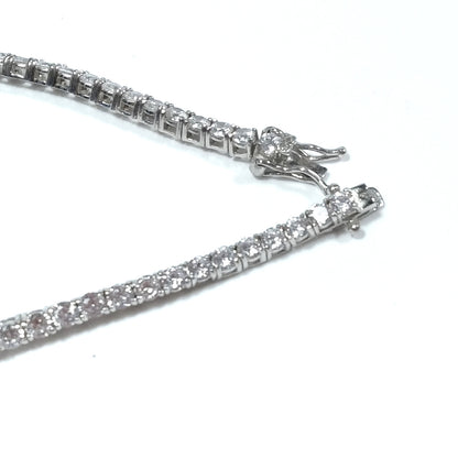 Bracciale con pietra in argento 925 Bracciale TENNIS Zircone | BRACCIALI IN ARGENTO – immagine3
