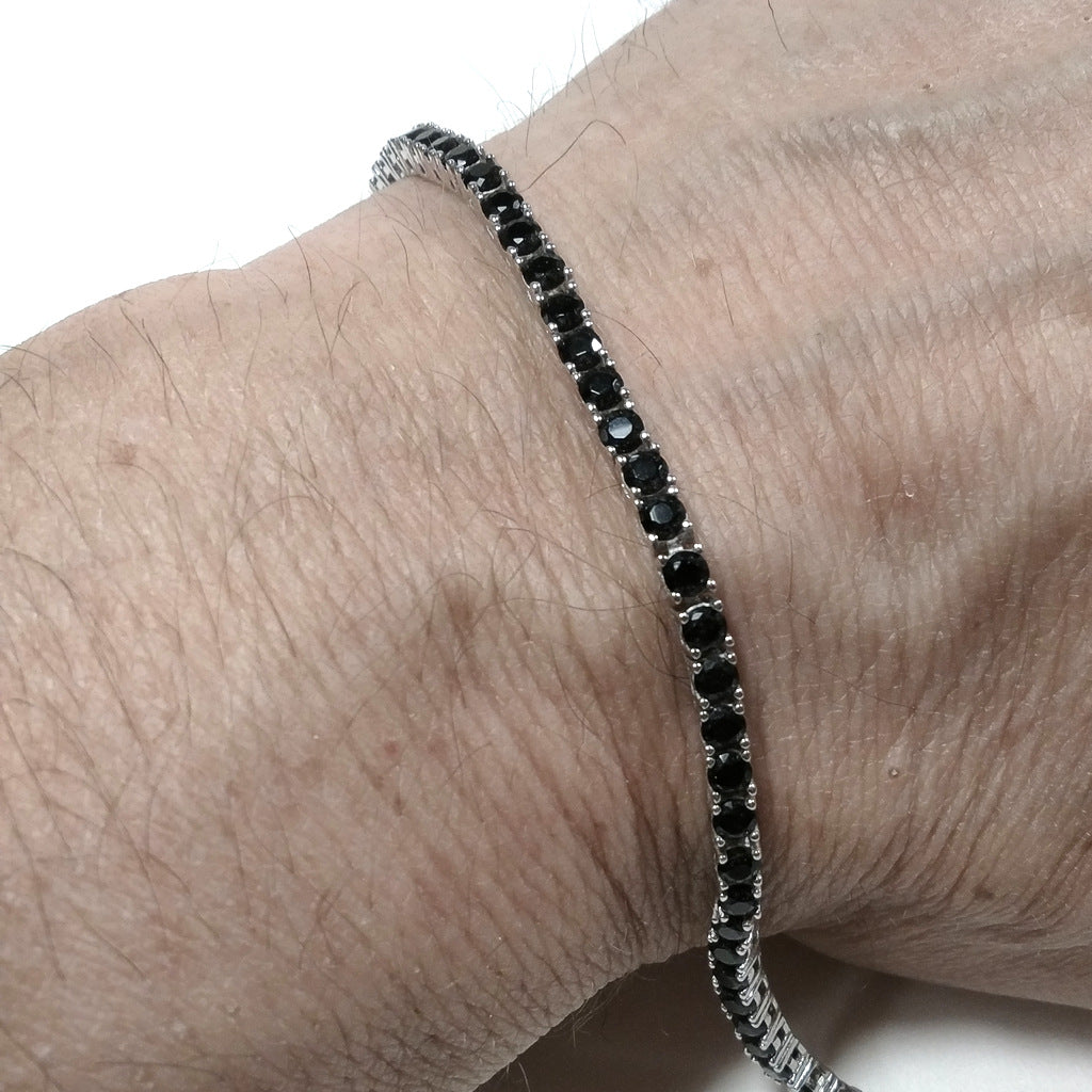 Bracciale con pietra in argento 925 Bracciale TENNIS Zircone | BRACCIALI IN ARGENTO