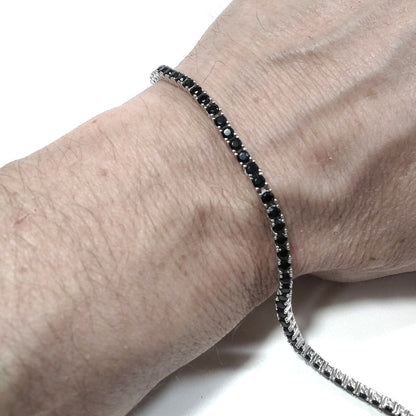 Bracciale con pietra in argento 925 Bracciale TENNIS Zircone | BRACCIALI IN ARGENTO – immagine8