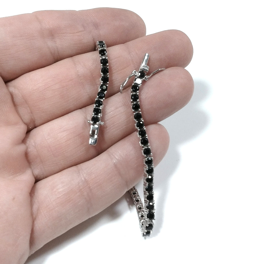 Bracciale con pietra in argento 925 Bracciale TENNIS Zircone | BRACCIALI IN ARGENTO – immagine7