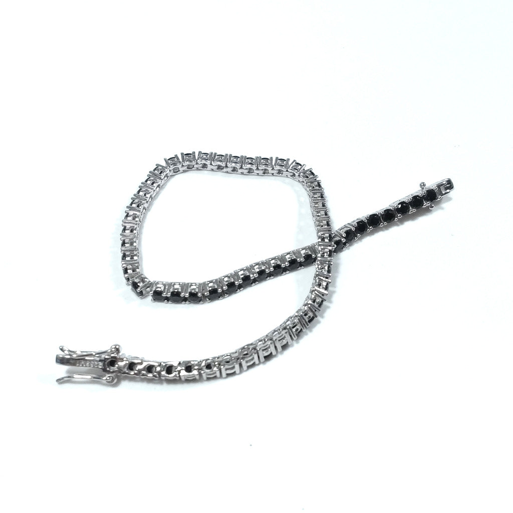 Bracciale con pietra in argento 925 Bracciale TENNIS Zircone | BRACCIALI IN ARGENTO – immagine4