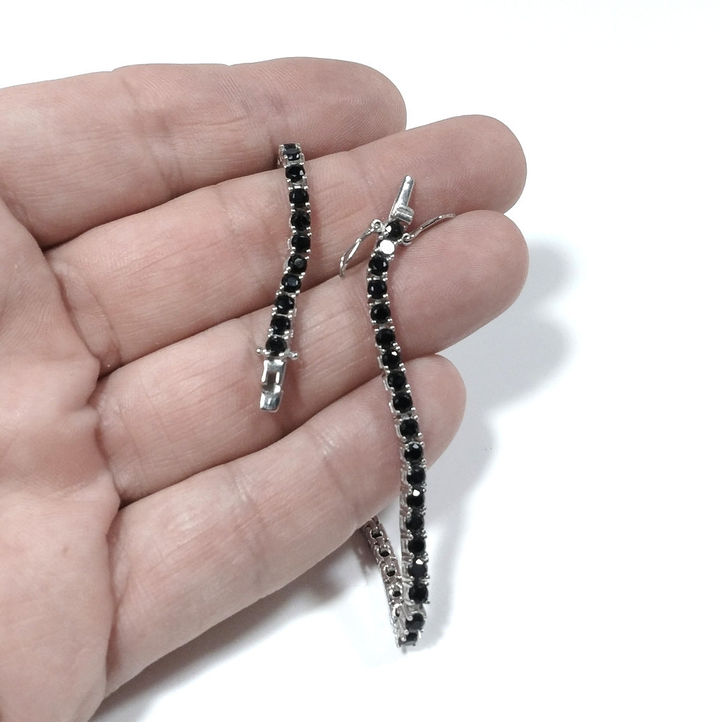Bracciale con pietra in argento 925 Bracciale TENNIS Zircone | BRACCIALI IN ARGENTO – immagine3