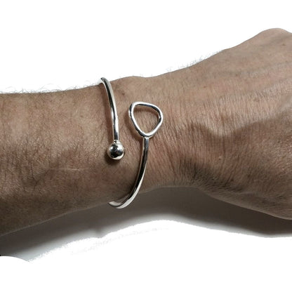 Bracciale d'argento in argento 925 Bracciale TRIANGOLO | GIOIELLI IN ARGENTO – immagine2