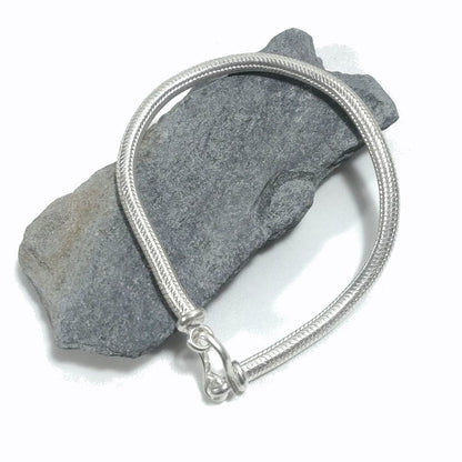 Bracciale Snake argento 925 tondo | Bracciale da UOMO e DONNA | Coda di topo