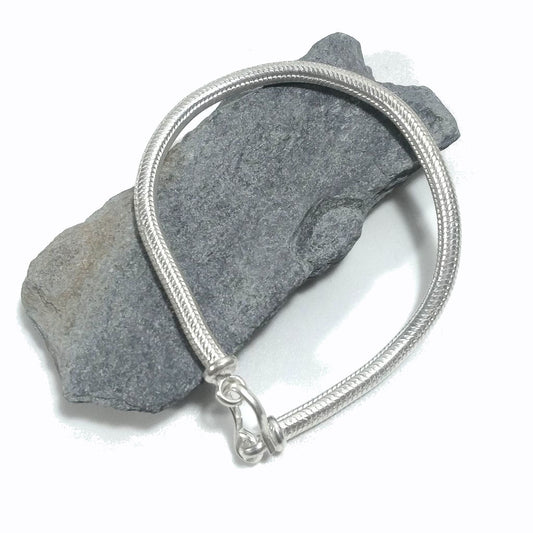 Bracciale Snake argento 925 tondo | Bracciale da UOMO e DONNA | Coda di topo