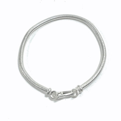Bracciale Snake argento 925 tondo | Bracciale da UOMO e DONNA | Coda di topo