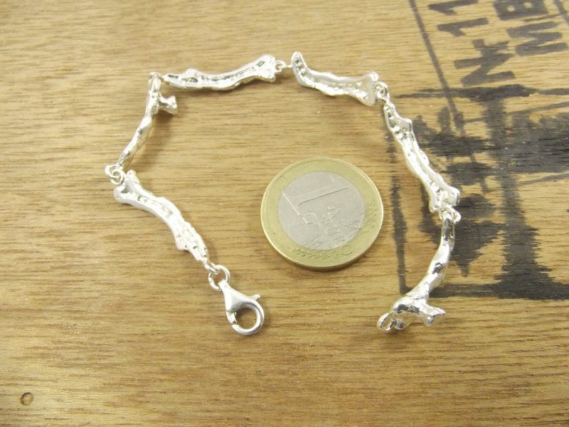 BRACCIALE ramo di CORALLO argento II - ilmondodiwit - Bracciale