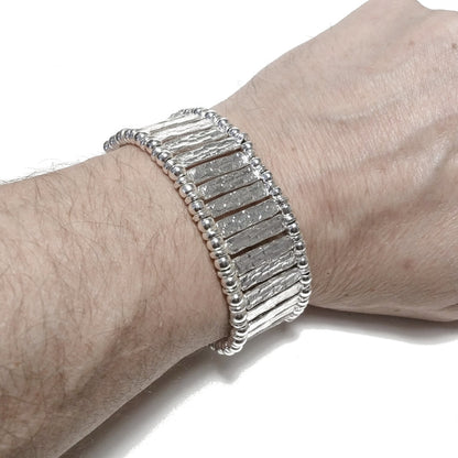 Bracciali in ottone argentato - Uomo e Donna - GIOIELLI IN OTTONE – immagine8