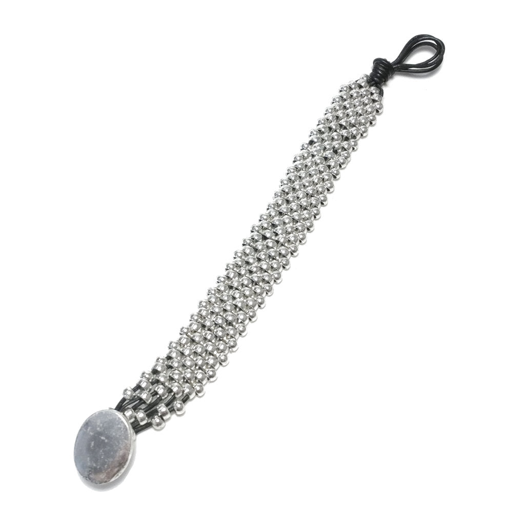 Bracciali in ottone argentato - Uomo e Donna - GIOIELLI IN OTTONE – immagine3