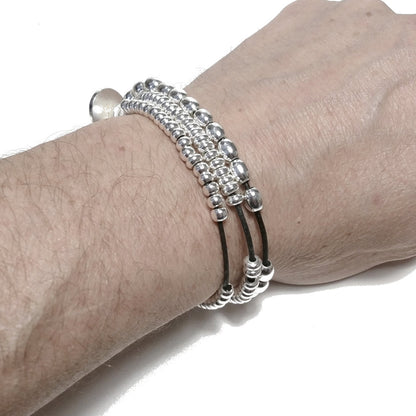 Bracciali in ottone argentato - Uomo e Donna - GIOIELLI IN OTTONE – immagine10