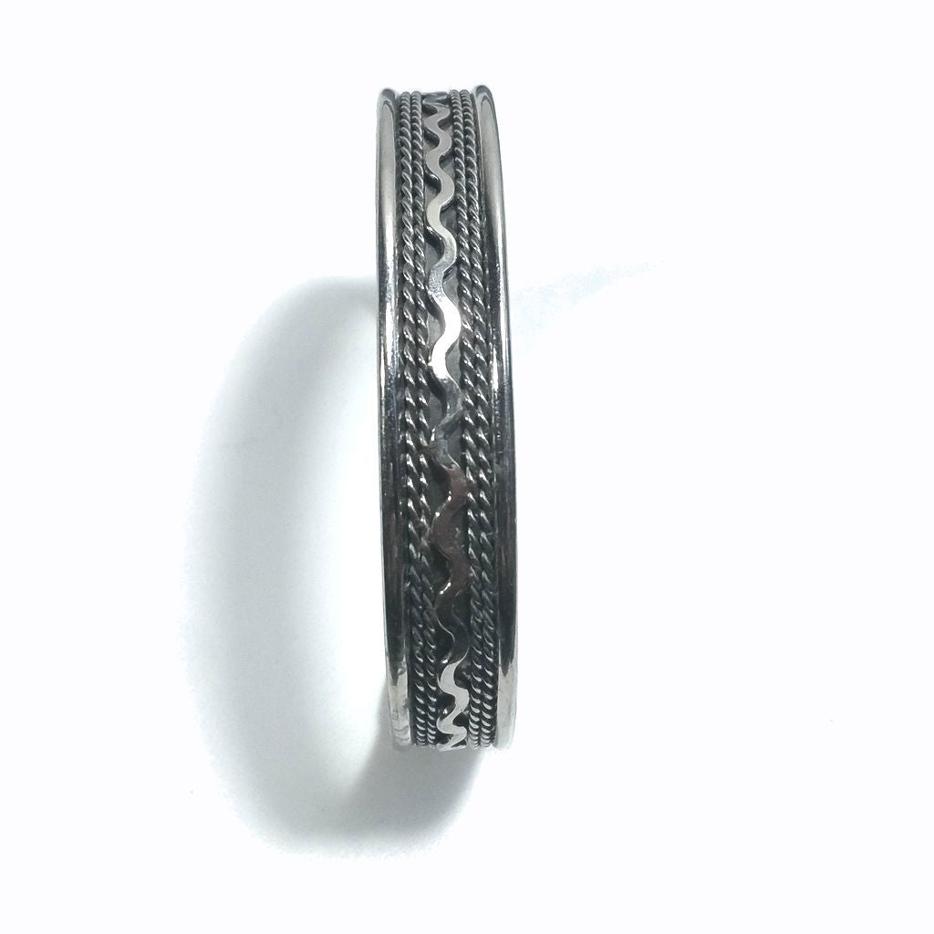 Bracciale ETNICO in ottone Bracciale artigianale UOMO | BRACCIALI etnici – immagine6