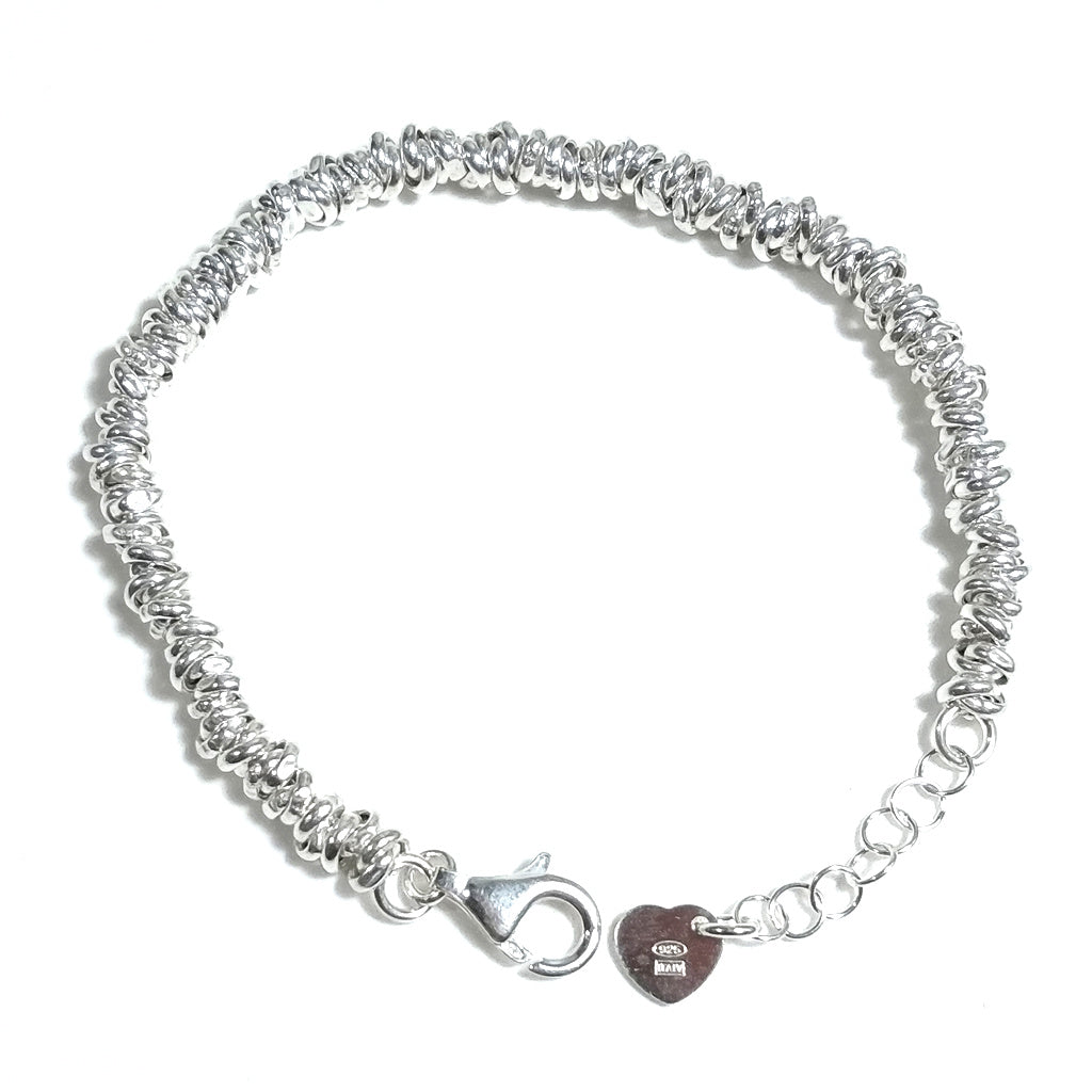 BRACCIALE ARGENTO a dischi leggeri | Gioielli d'argento 