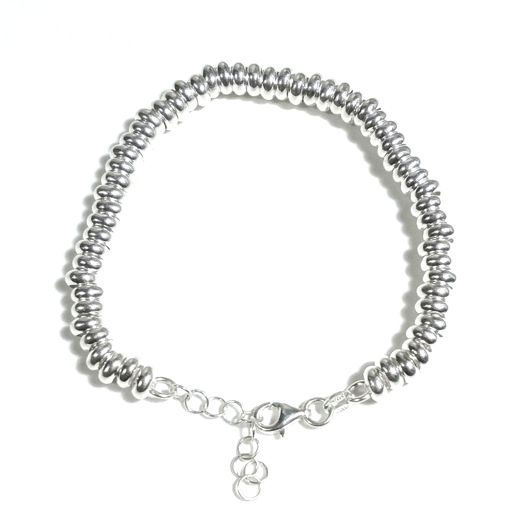 BRACCIALE ARGENTO a dischi leggeri | Gioielli d'argeno