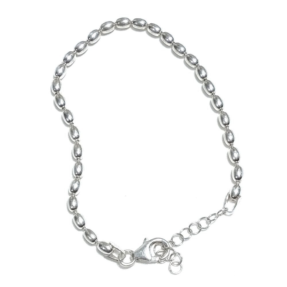 Bracciale con olive d'argento 925 piccoli | Bracciali d'argento | UOMO DONNA