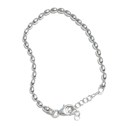 Bracciale con olive d'argento 925 piccoli | Bracciali d'argento | UOMO DONNA