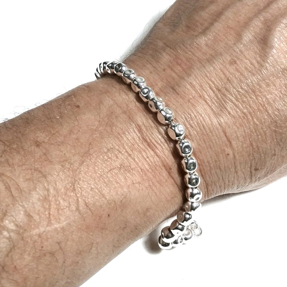 Bracciale artigianale in argento 925 | BRACCIALI IN ARGENTO