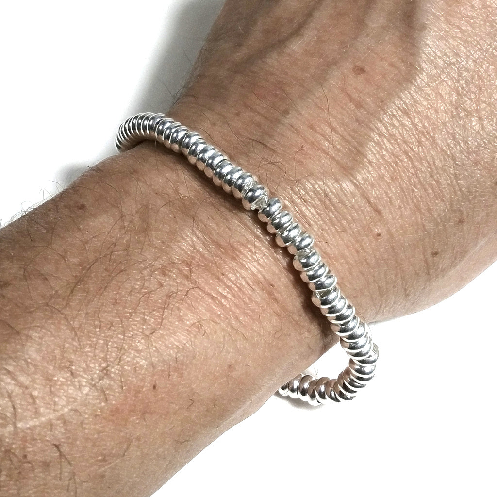 BRACCIALE ARGENTO a dischi leggeri | Gioielli d'argeno