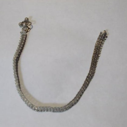 Cavigliera in argento 925 semi rigida - BALBUDI - etnica