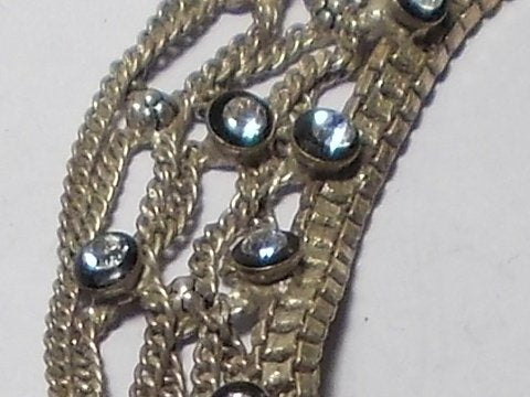 Cavigliera ETNICO /antico argento con anelli – dettaglio decorazione
