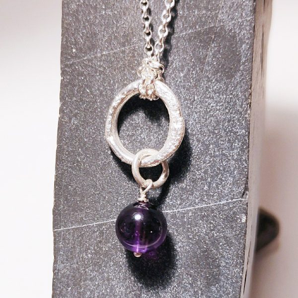 La Collana con pietra - il cerchio della vita - Collana | GIOIELLI IN ARGENTO – immagine 10