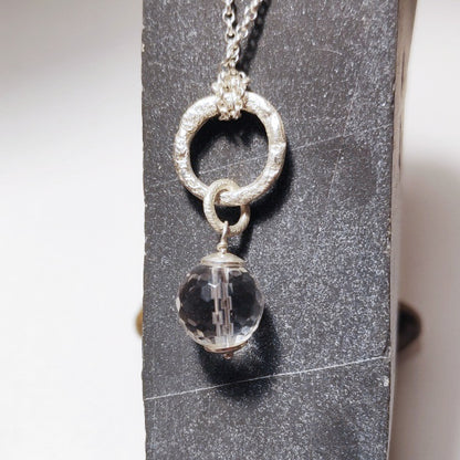 La Collana con pietra il cerchio della vita argento 925
