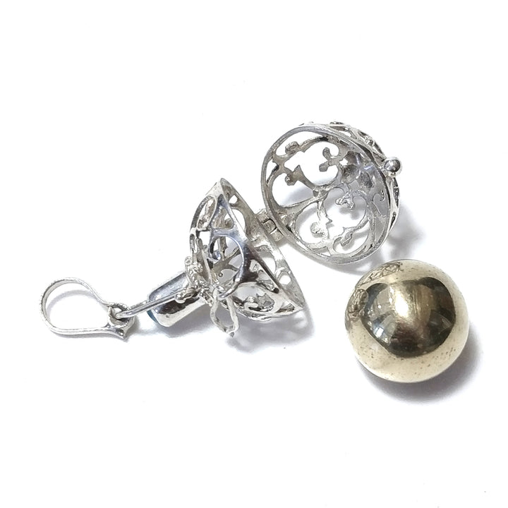 CHIAMA ANGELI | in argento 925 Ciondolo artigianale Labradorite , Turchese | GIOIELLI ETNICI