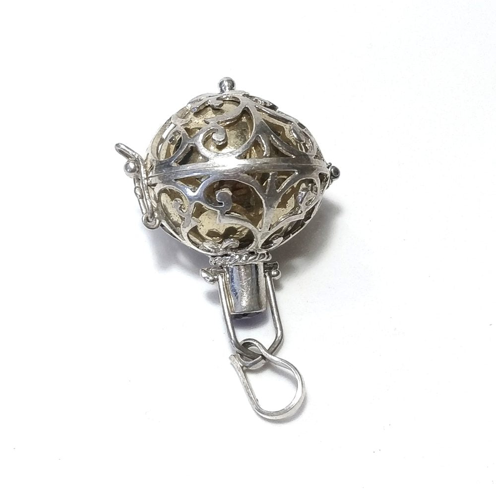 CHIAMA ANGELI | in argento 925 Ciondolo artigianale Ametista | GIOIELLI ETNICI