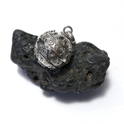 CHIAMA ANGELI | in argento 925 Ciondolo artigianale | GIOIELLI ETNICI
