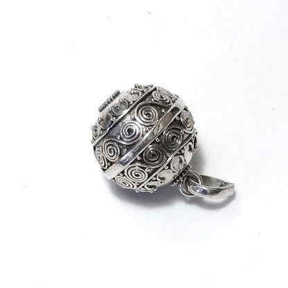 CHIAMA ANGELI | in argento 925 Ciondolo artigianale | GIOIELLI ETNICI