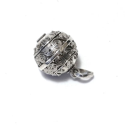 CHIAMA ANGELI | in argento 925 Ciondolo artigianale | GIOIELLI ETNICI