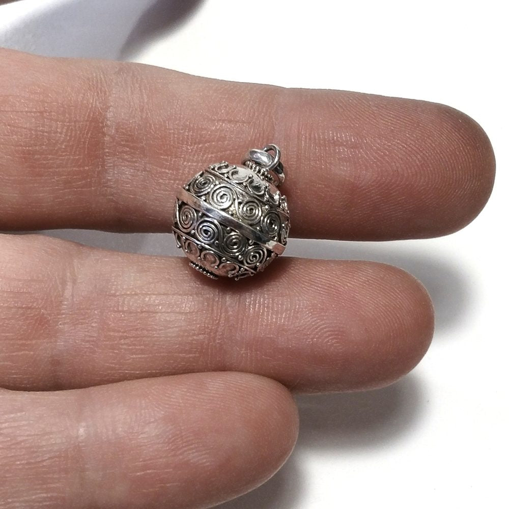CHIAMA ANGELI | in argento 925 Ciondolo artigianale | GIOIELLI ETNICI