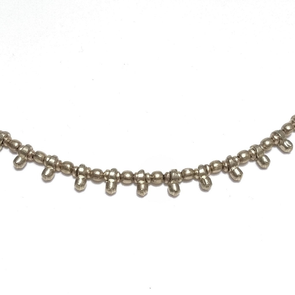 Collana Choker Gotica In Pelle PU E Lega – Regolabile Con Catena – 60 Cm + 76 Cm – Unisex