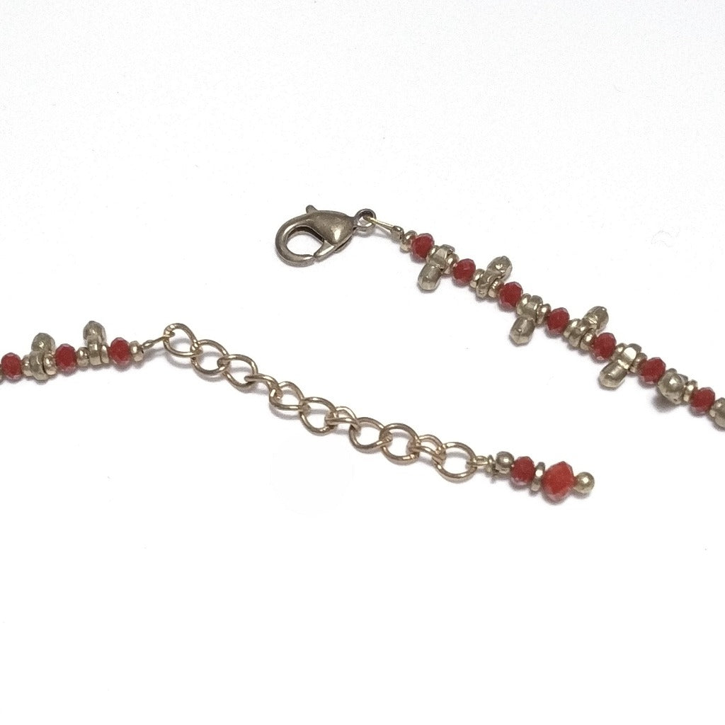 Collana etnica choker artigianale in ottone - MADARIPUR