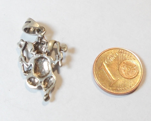 Ciondolo Ganesha danzante in argento – immagine3