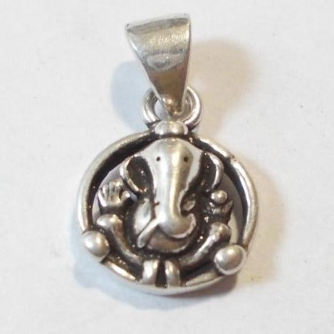 Ciondolo Ganesha in argento