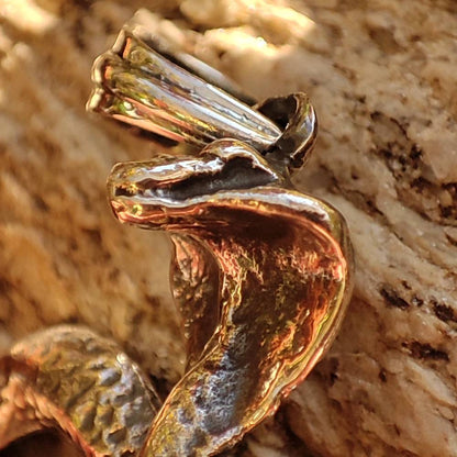 Ciondolo serpente in argento 925 - BASSI