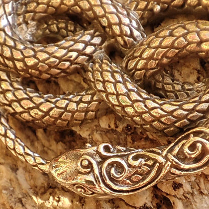 Ciondolo serpente in argento 925 - NATHDWARA