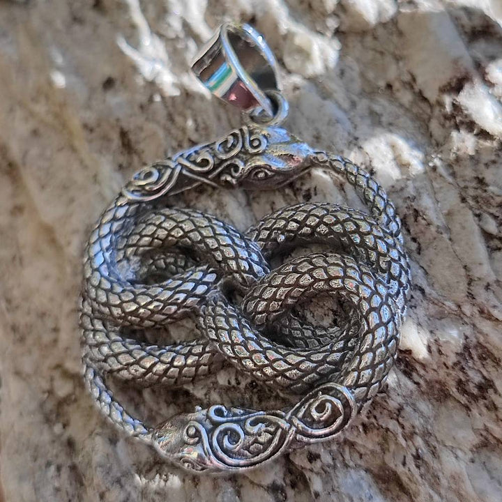Ciondolo serpente in argento 925 - NATHDWARA