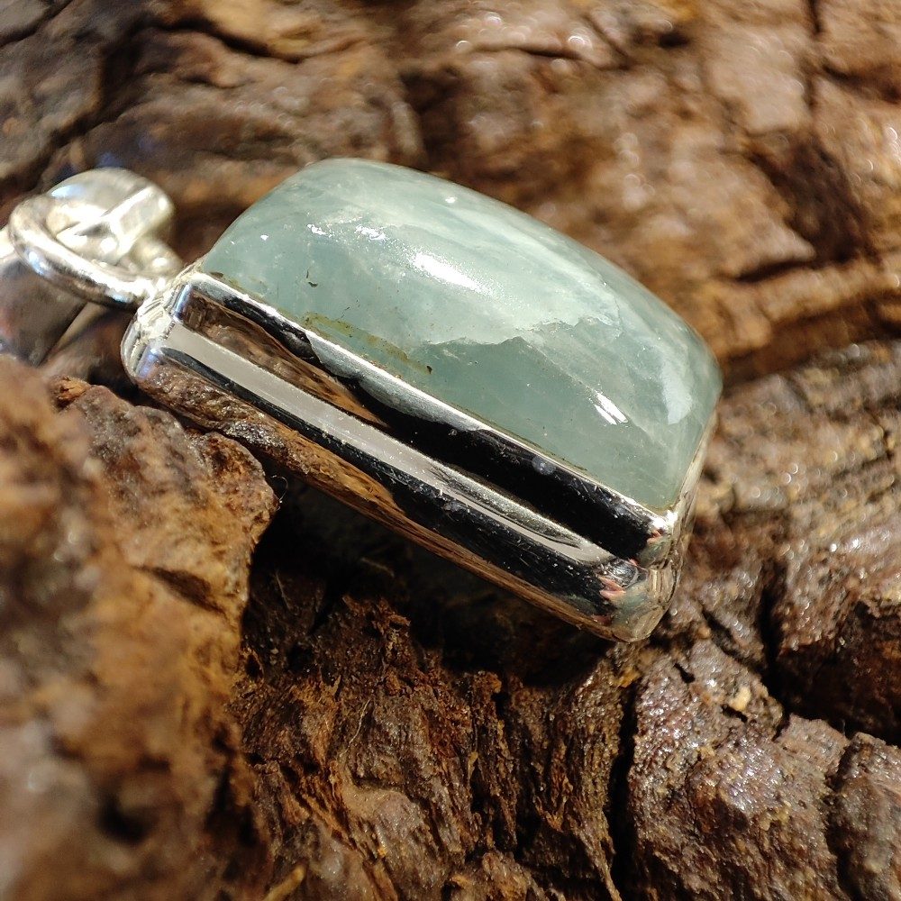 Ciondolo ACQUAMARINA in argento 925 - MAHARANI