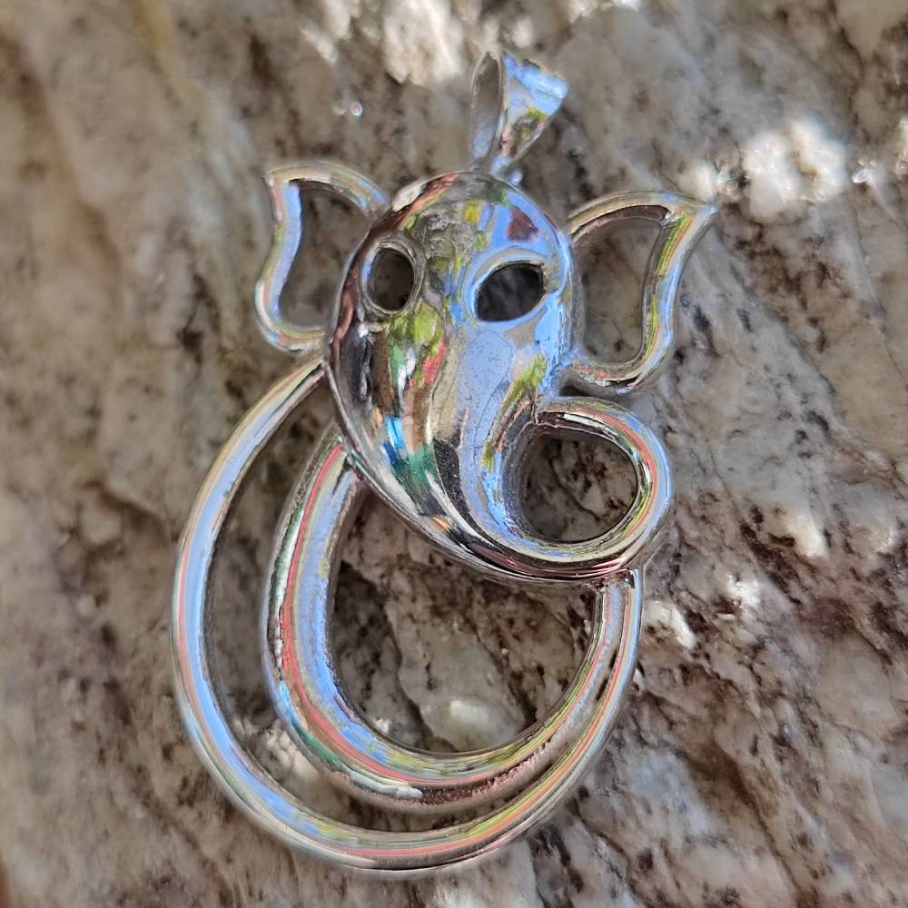 Ciondolo Elefante in argento 925 - PARBAPTAR