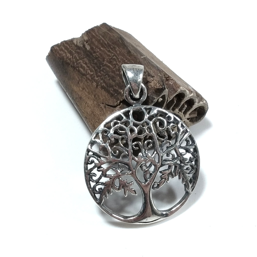 Ciondolo ETNICO in argento 925 Ciondolo artigianale | Albero della vita