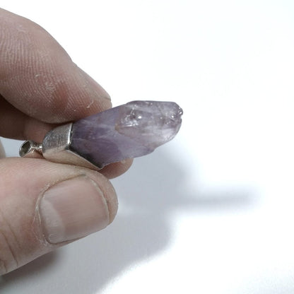 CIONDOLO PIETRA | in argento 925 con Ametista | GIOIELLI CON PIETRE – immagine5