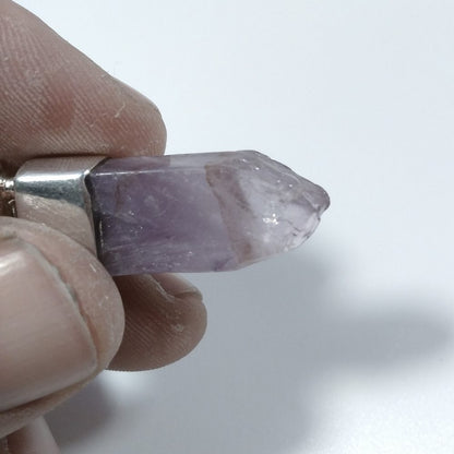 CIONDOLO PIETRA | in argento 925 con Ametista | GIOIELLI CON PIETRE
