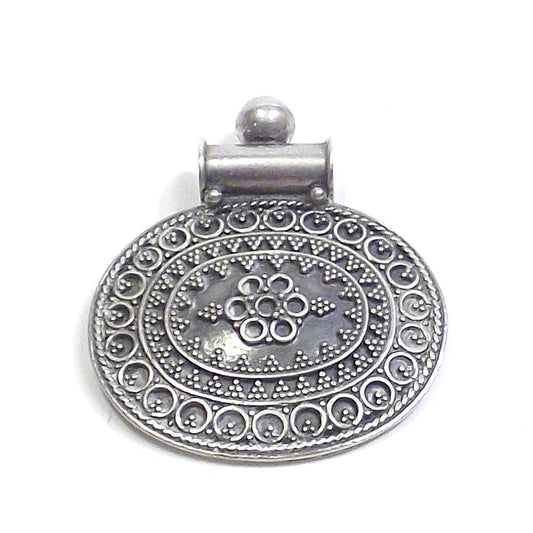 CIONDOLO ETNICO in argento 925 - PONDICHERRY