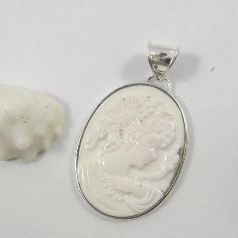 CIONDOLO CAMEO argento - ilmondodiwit - Ciondolo