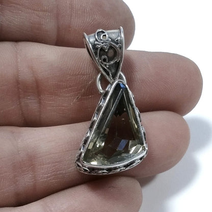 Ciondolo ETNICO in argento 925 Ciondolo Citrino – immagine4