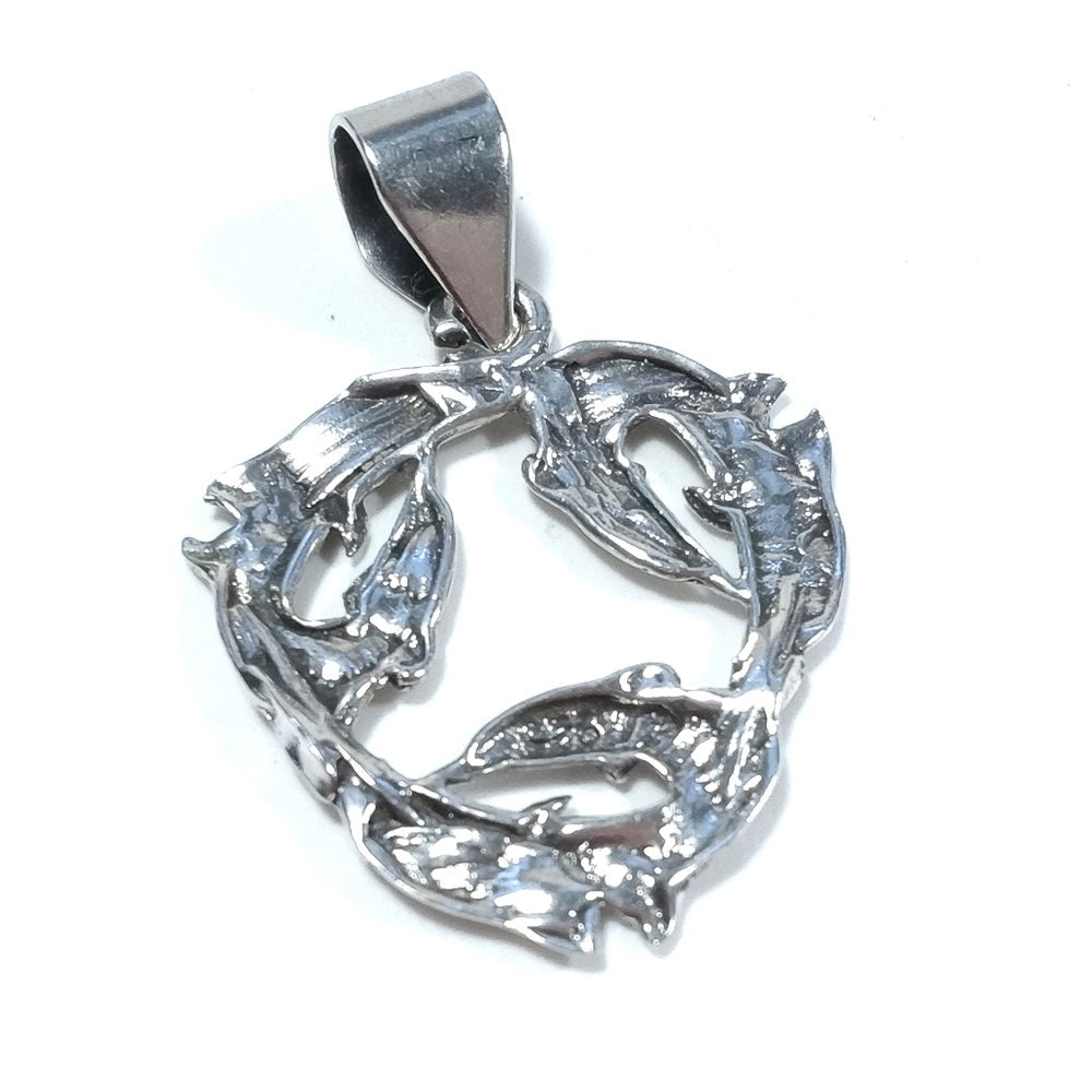 Ciondolo DELFINO in argento 925 Ciondolo artigianale – immagine4