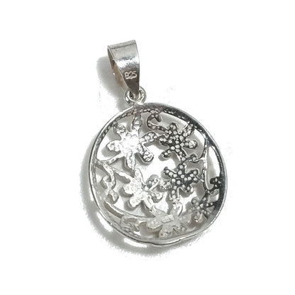 Ciondolo in argento 925 con FIORI – immagine2