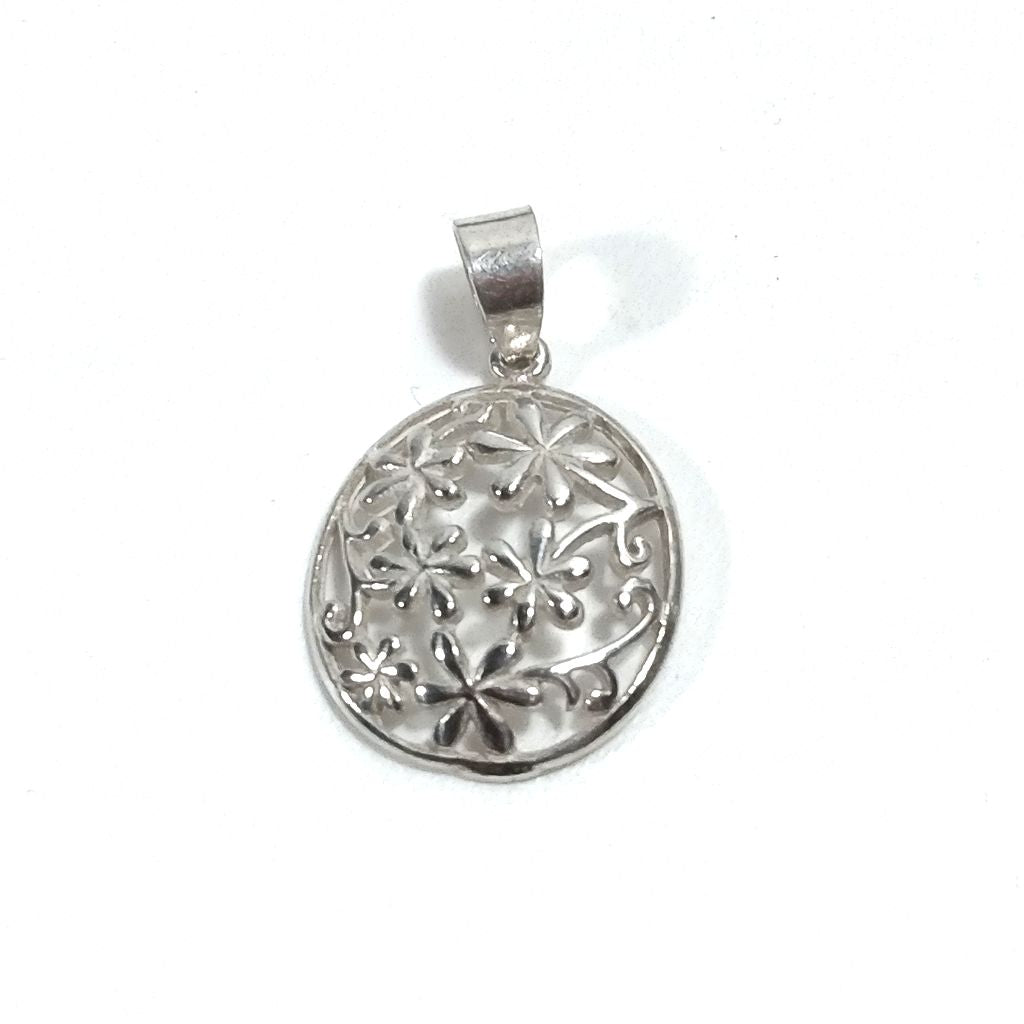 Ciondolo in argento 925 con FIORI – immagine1